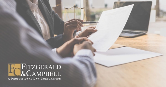 lawyers discussing financial and legal matters