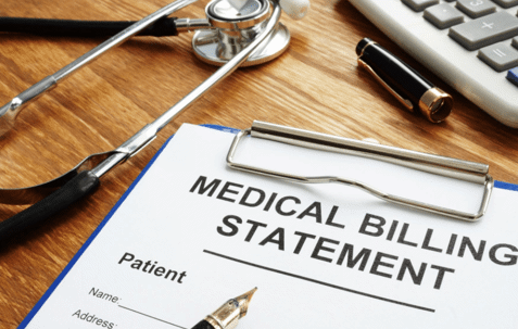 medical billing statement document