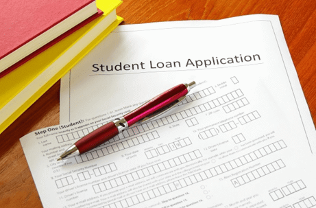 student loan application sheet