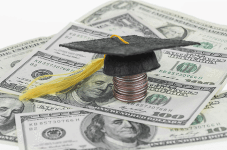 money with graduation cap