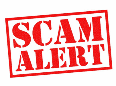 scam alert stamp