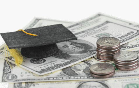 money with graduation cap