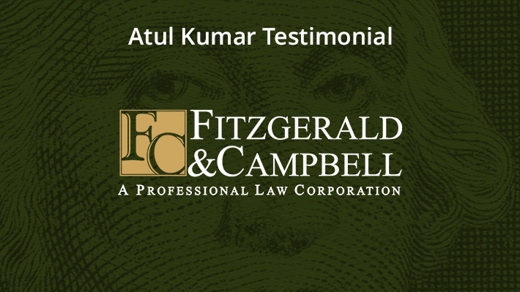 Fitzgerald & Campbell logo over faded watermark image