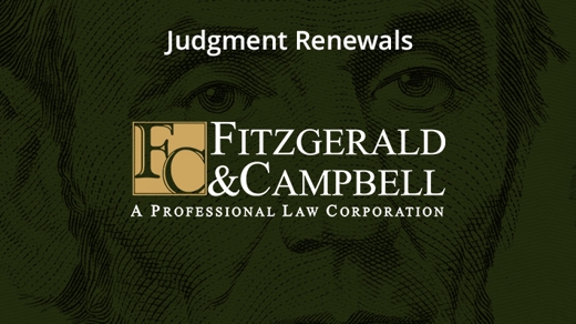 Fitzgerald & Campbell logo over faded watermark image